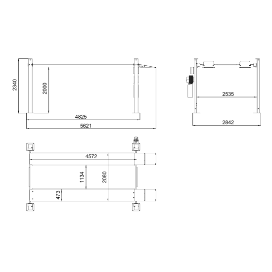 Czterokolumnowy podnośnik parkingowy Bestlift 437PX